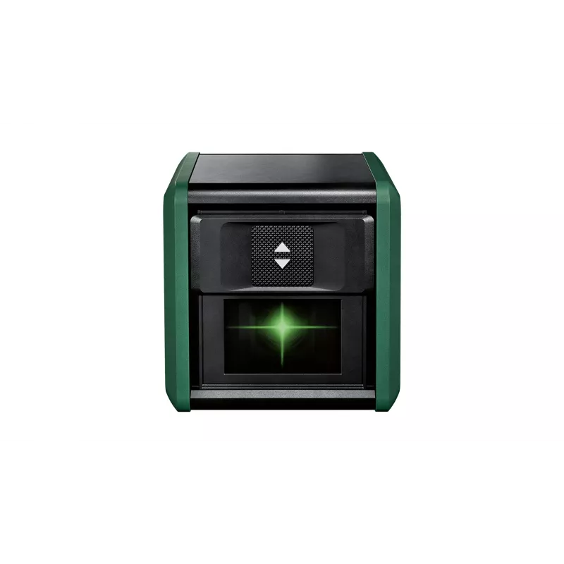 Laserwaterpas Bosch Quigo Groen met statief 1,1 m — compacte kruislijnlaserset
