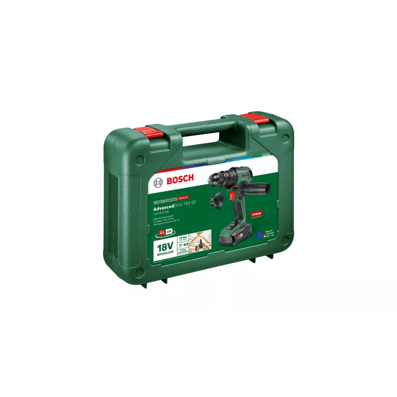 Accu-boorschroefmachine Bosch AdvancedDrill 18V-80 met 2,5 Ah Li-Ion-accu