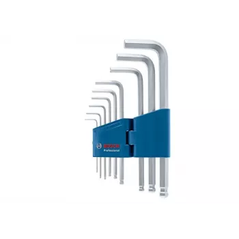 Inbussleutelset Bosch Professional 9-delig model 1.600.A01.TH5 — gesorteerde metrische maten