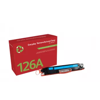 Everyday™ cyaan gerecyclede toner van Xerox compatibel met HP 126A (CE311A), standaardcapaciteit