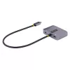 StarTech.com USB-C-videoadapter, USB-C naar HDMI VGA multiportadapter, 3,5-mm-audio, 4K 60Hz HDR, 100W PD pass-through, Thunderbolt 3/4-compatibel – USB-C-displayreisadapter