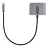 StarTech.com USB-C-videoadapter, USB-C naar HDMI VGA multiportadapter, 3,5-mm-audio, 4K 60Hz HDR, 100W PD pass-through, Thunderbolt 3/4-compatibel – USB-C-displayreisadapter