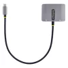 StarTech.com USB-C-videoadapter, USB-C naar HDMI VGA multiportadapter, 3,5-mm-audio, 4K 60Hz HDR, 100W PD pass-through, Thunderbolt 3/4-compatibel – USB-C-displayreisadapter