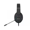 Headset SANDBERG BossBlaster USB — bedrade gaming-headset, 20–20000 Hz, 2 m kabel, 240 g, zwart