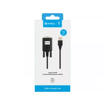 USB naar serieel link Sandberg PL-2303GT