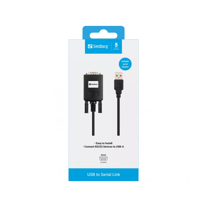 USB naar serieel link Sandberg PL-2303GT