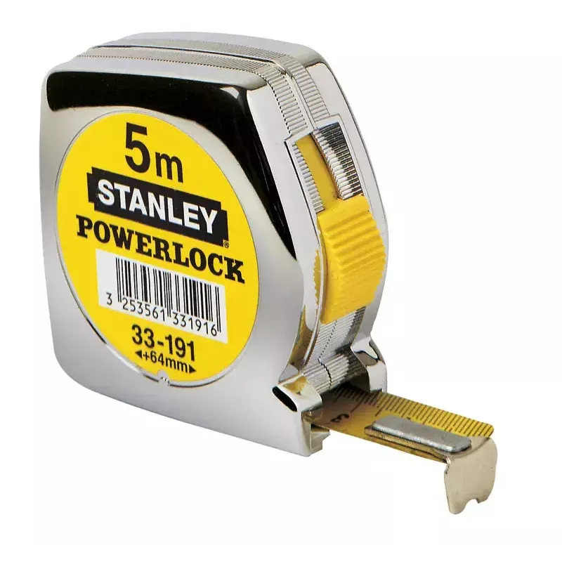 Stanley PowerLock 1-33-198 rolmaat, 8 m x 25 mm