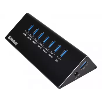 Sandberg USB 3.0 hub 6+1 poorten