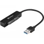 Sandberg USB 3.0 naar SATA link, zwart, 5 Gbit/s, 20 g, 77 mm, 18 mm, 193 mm