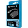 Sandberg USB 3.0 naar HDMI converter zwart passieve videoconverter