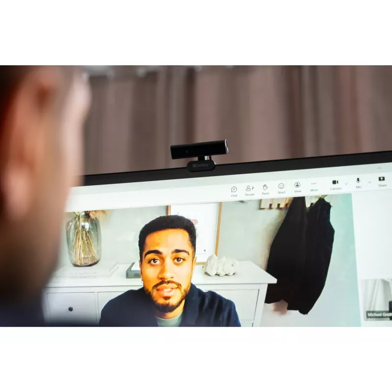 Webcam Sandberg Face-ID Webcam Mini 2 MP Full HD USB-C zwart
