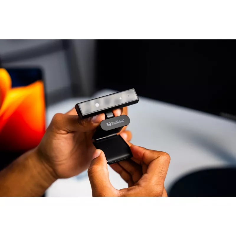 Webcam Sandberg Face-ID Webcam Mini 2 MP Full HD USB-C zwart