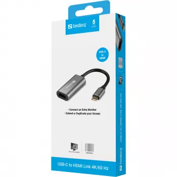 USB-C naar HDMI link 4K/60 Hz Sandberg 136-12