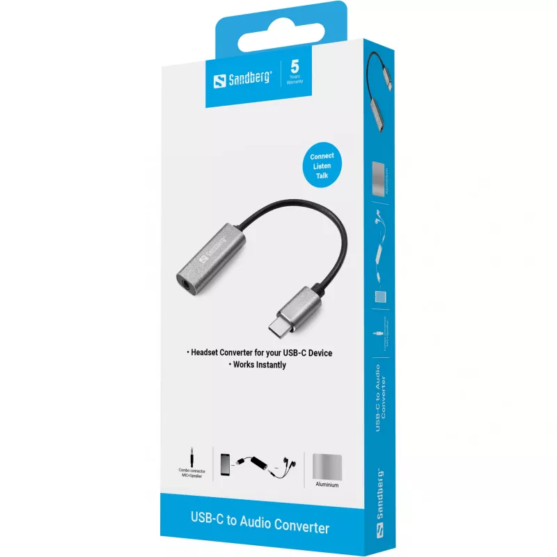 Audio-adapter Sandberg USB-C 136-27