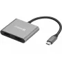 Sandberg USB-C dock 2xHDMI+USB+PD maximale resolutie 3840x2160