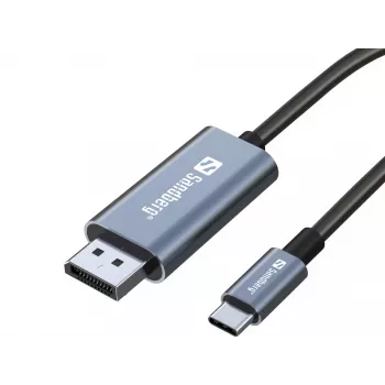 Sandberg USB-C-naar-DisplayPort-kabel 2M USB Type-C DisplayPort 2m