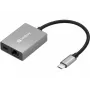 Sandberg USB-C Gigabit-adapter PD100W USB Type-C RJ-45 1 Gbit/s grijs