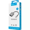 Sandberg USB-C Gigabit-adapter PD100W USB Type-C RJ-45 1 Gbit/s grijs