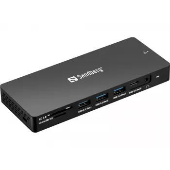 Sandberg USB-C 13in1 DockingStation Pro bedraad USB 3.2 Gen 1 Type-C
