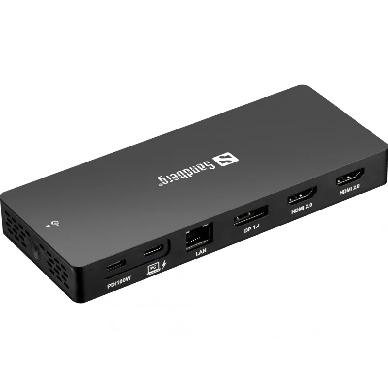 Sandberg USB-C 13in1 DockingStation Pro bedraad USB 3.2 Gen 1 Type-C
