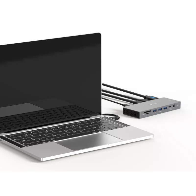 Sandberg USB-C 13in1 DockingStation Pro bedraad USB 3.2 Gen 1 Type-C