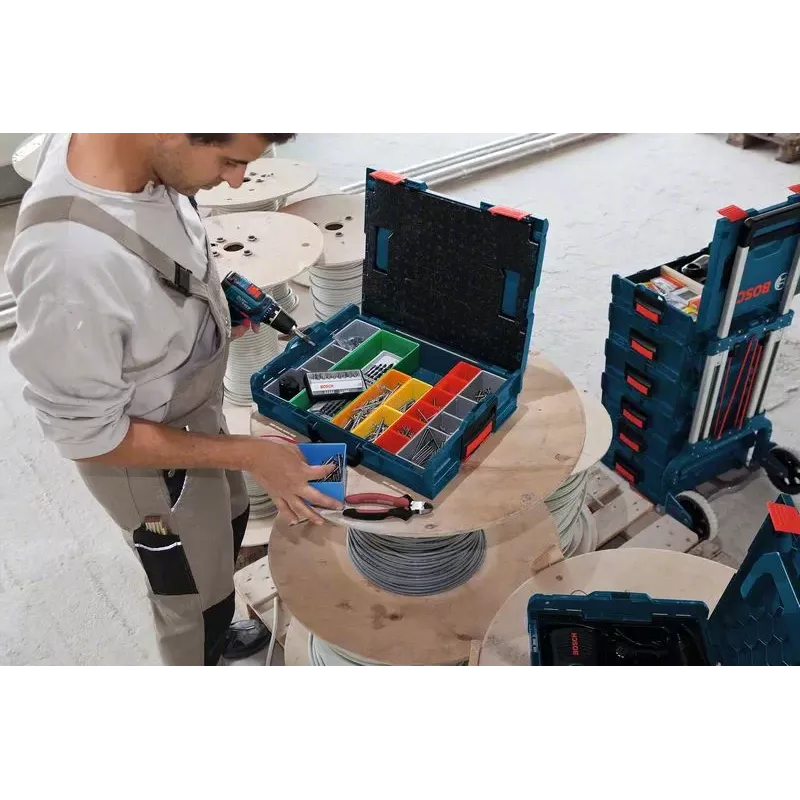 Bosch 1 600 A01 6NC opbergbox rechthoekig acrylonitril-butadieen-styreen (ABS) blauw