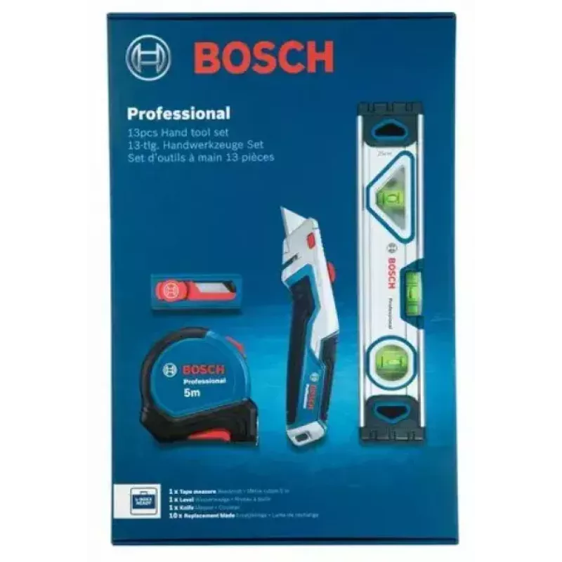 Bosch 1 600 A02 7M3 monteursgereedschapsset, 13 gereedschappen