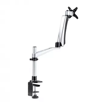 StarTech.com monitor-bureauhouder voor 27 inch 16:9 of 30 inch 21:9 ultrawide-schermen, VESA 75x75/100x100, gereedschapsloze armverstelling, C-klem/bureaudoorvoer, geveerde arm