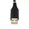 StarTech.com 10ft (3m) USB naar nullmodem seriële adapterkabel, verwisselbare DB9 schroeven/moeren, COM Retention, USB-A naar RS232, FTDI, ESD-bescherming niveau 4, Windows/macOS/ChromeOS/Linux - robuuste TPE-behuizing