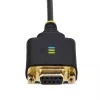 StarTech.com 30cm USB naar nullmodem seriële adapterkabel, COM-behoud, FTDI, USB-A naar DB9 RS232, verwisselbare DB9 moeren/schroeven, Windows/macOS/Linux