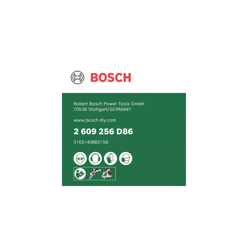 Bosch 2 609 256 D86 decoupeer-/recipro-/reciprozaagblad decoupeerzaagblad staal 1 stuk