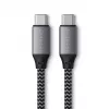 USB-C-naar-USB-C-kabel Satechi ST-TCC2MM — 2 m, zwart/grijs, 0,48 Gbit/s