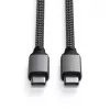 USB-C-naar-USB-C-kabel Satechi ST-TCC2MM — 2 m, zwart/grijs, 0,48 Gbit/s