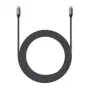 USB-C-naar-USB-C-kabel Satechi ST-TCC2MM — 2 m, zwart/grijs, 0,48 Gbit/s