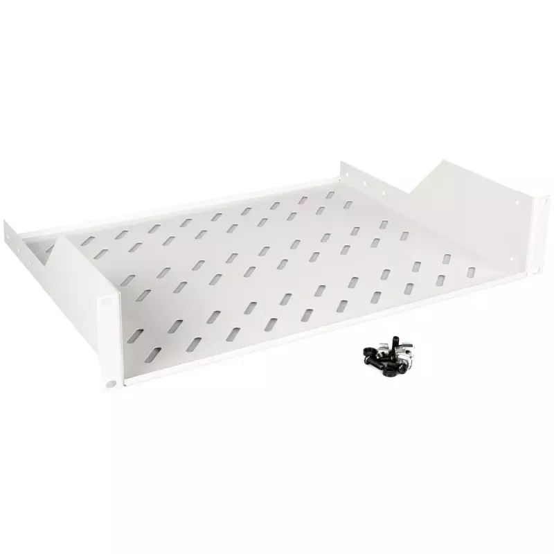 Rackplateau ROLINE 19 inch 2 HE 350 D 25 kg draagvermogen grijs