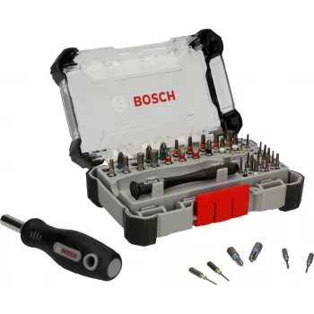 Schroevendraaier-bitset Bosch PB SDB 42-delig — precisie- en standaardbits