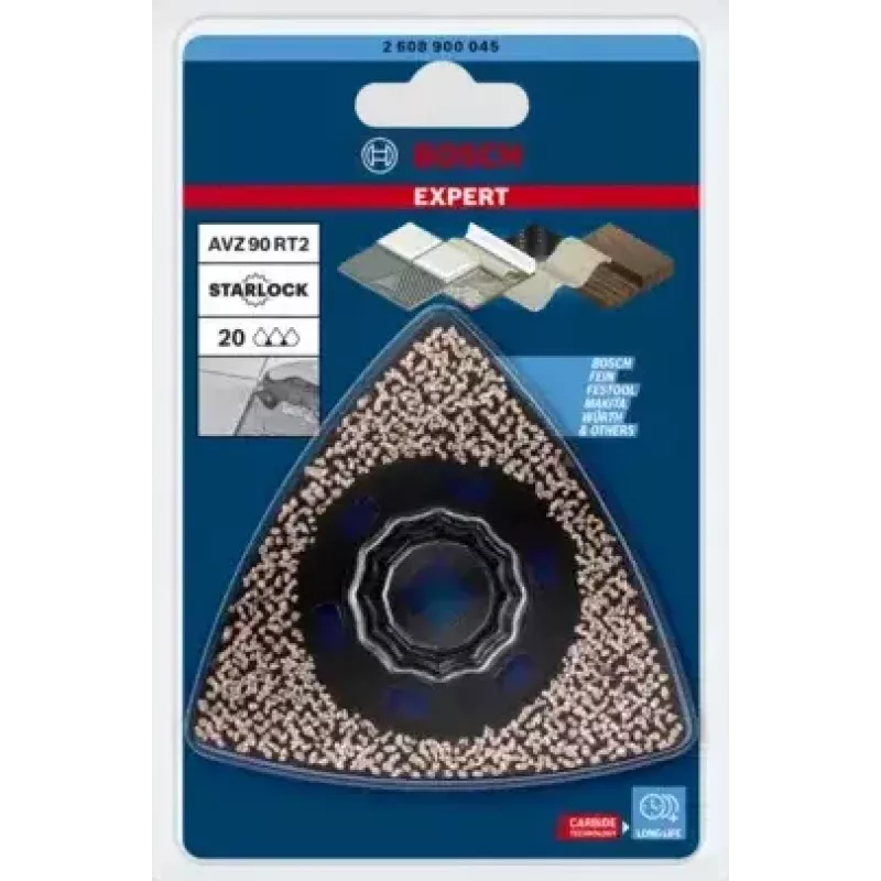 Bosch Expert AVZ 90 RT2 2608900045 deltaschuurplateau, 90 mm, korrel 20