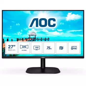 AOC B2 27B2QAM computermonitor 68,6 cm (27 inch) 1920 x 1080 pixel Full HD LED zwart