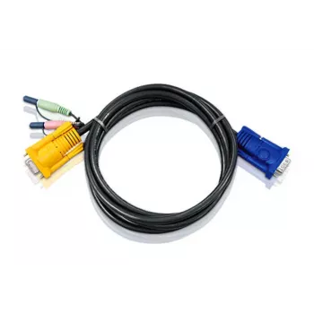 ATEN 2L5203A KVM-kabel, zwart, 3 m