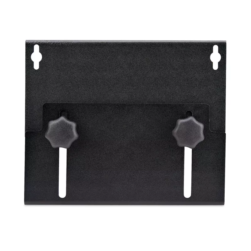 StarTech.com pc-wandhouder, ondersteunt desktopcomputers tot 18 kg, gereedschapsloze verstelling 50–200 mm, robuuste wandhouder/plateau voor pc-behuizing/tower