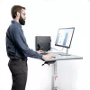 StarTech.com pc-wandhouder, ondersteunt desktopcomputers tot 18 kg, gereedschapsloze verstelling 50–200 mm, robuuste wandhouder/plateau voor pc-behuizing/tower