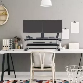 Zit-sta bureau Ergotron WorkFit-TL zwart