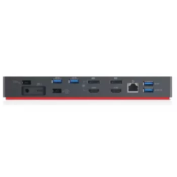 Lenovo 40AN0135EU laptop-dockingstation/poortreplicator bedraad Thunderbolt 3 zwart, rood