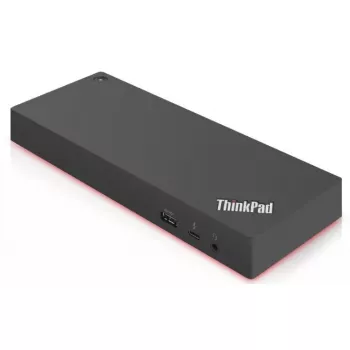 Lenovo 40AN0135EU laptop-dockingstation/poortreplicator bedraad Thunderbolt 3 zwart, rood