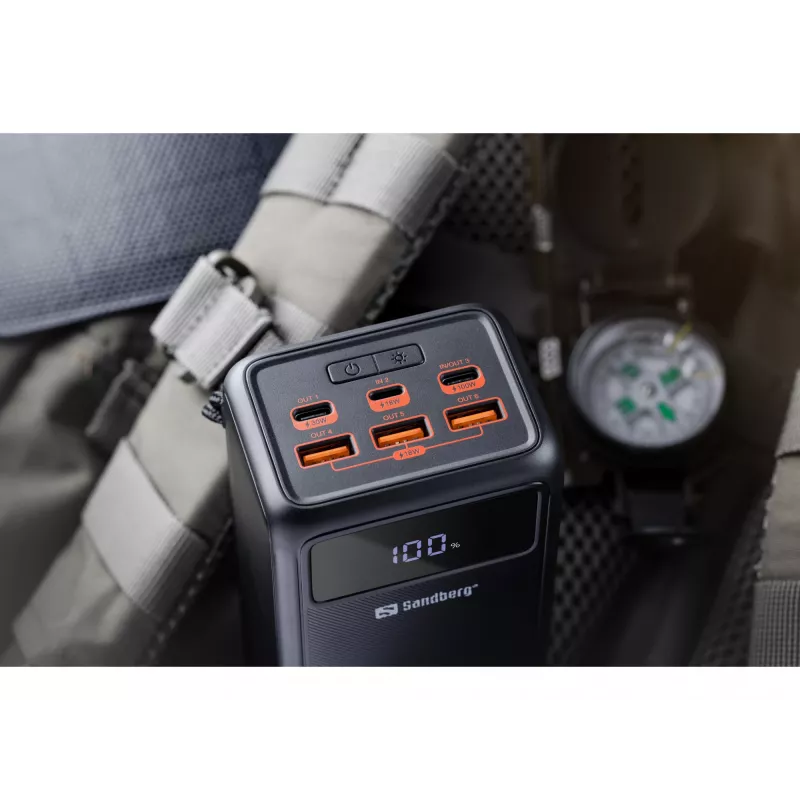 Draagbare powerbank Sandberg USB-C PD 130W 50000mAh