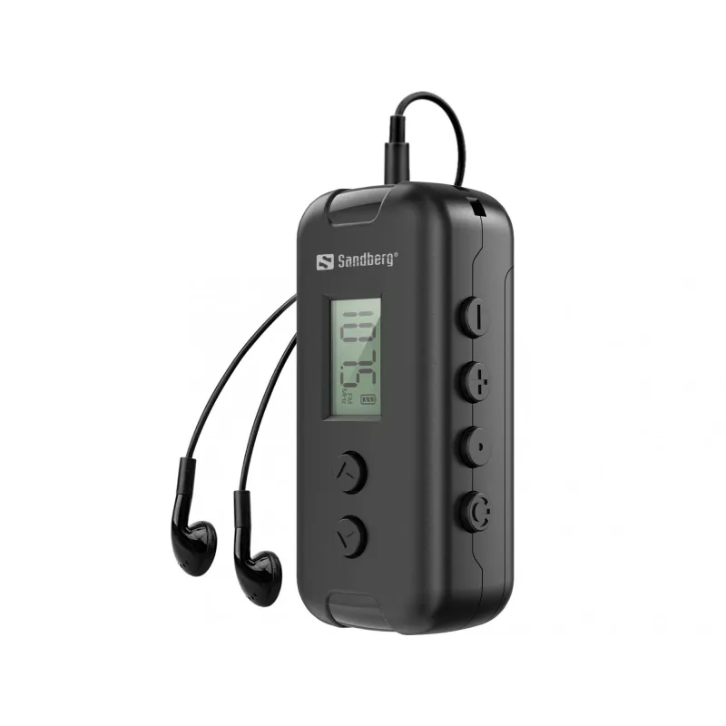 Draagbare radio Sandberg 421-00 FM 76-109 MHz zwart