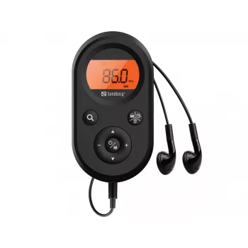 Sandberg Pocket Radio FM+AM oplaadbaar, draagbaar, AM, FM, 76 - 108 MHz, 522-1710KHz (9KHz) / 520-170KHz (10KHz), amber, 3,5 mm