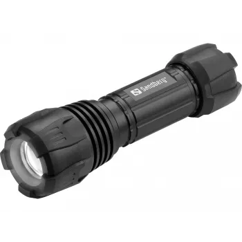 Sandberg Survivor Torch voor AAA-batterij, zaklamp, zwart, aluminium, LED, 3 W, 150 lm