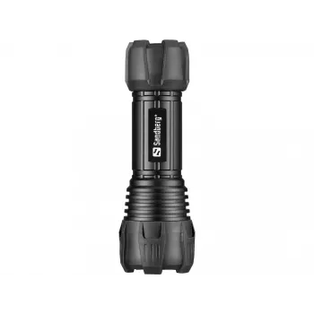 Sandberg Survivor Torch voor AAA-batterij, zaklamp, zwart, aluminium, LED, 3 W, 150 lm