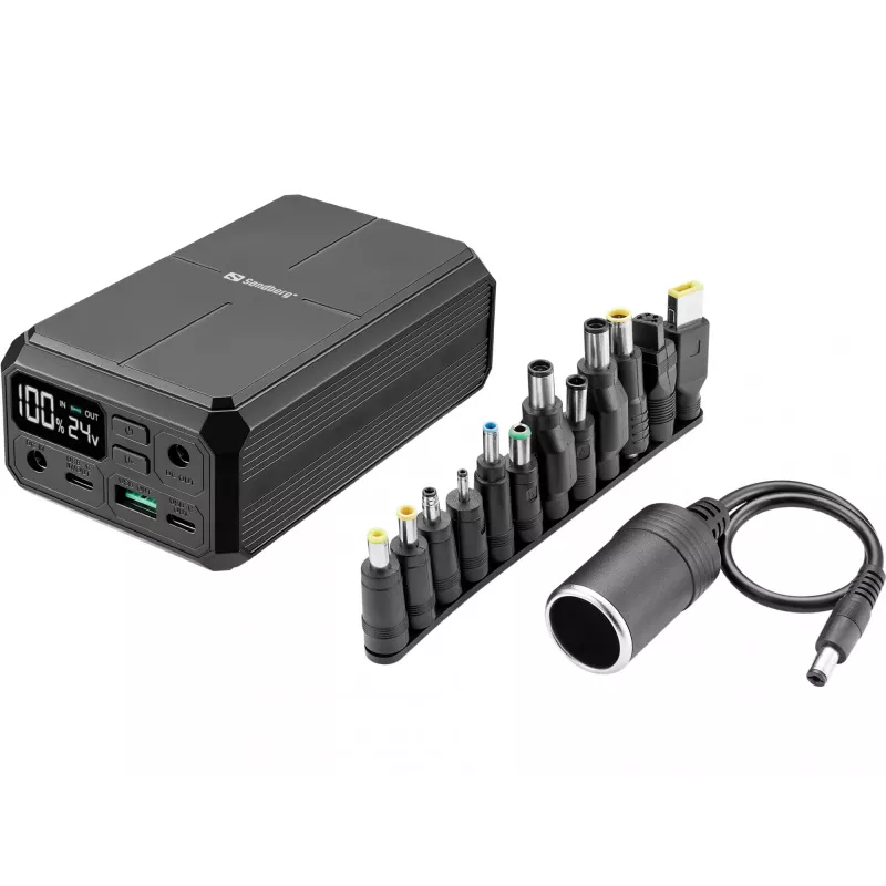 Draagbare powerbank Sandberg Laptop Powerbank 27000 PD100W, 27000 mAh